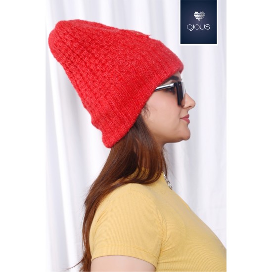 Cap Red Woolen 