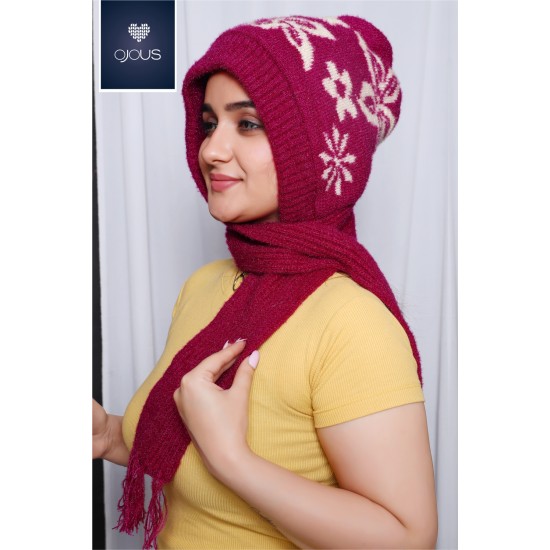 cap with attach muffler