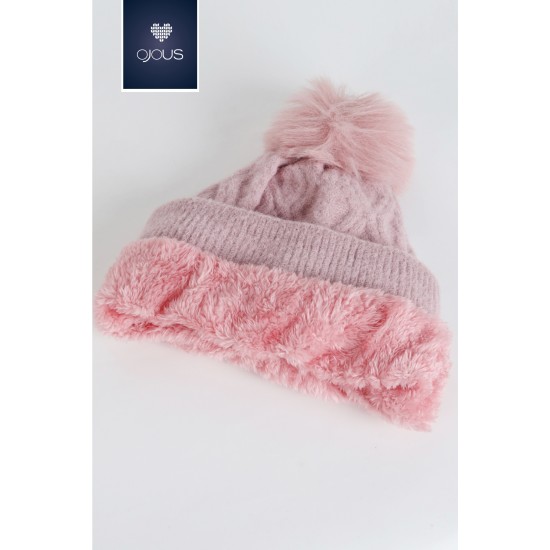 fancy pom pom cap