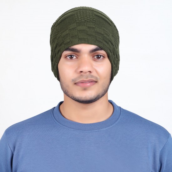 Green Beanie cap