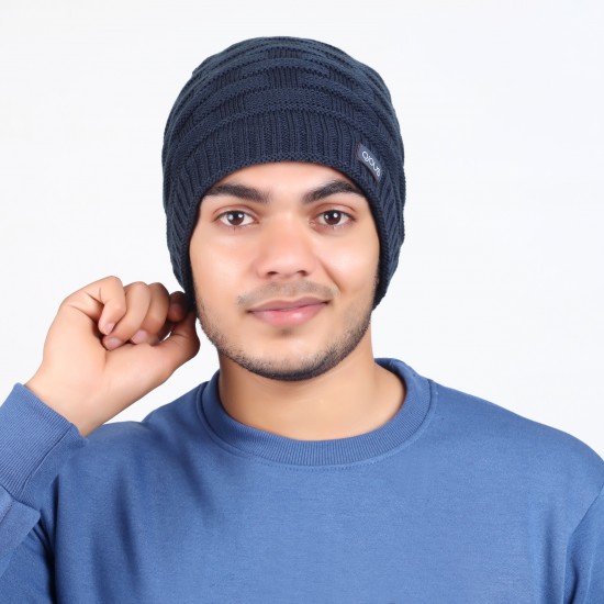 BLACK BEANIE CAP