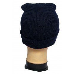 Navy wool cap