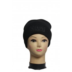 O Black Woollen Cap