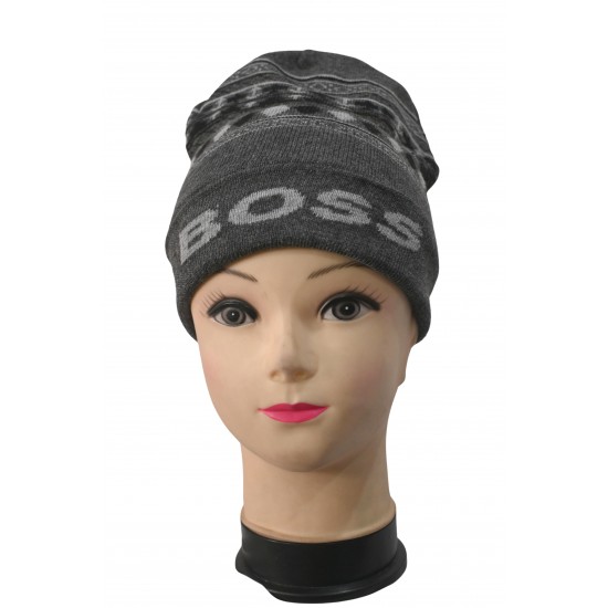 Unisex  Grey design caps 