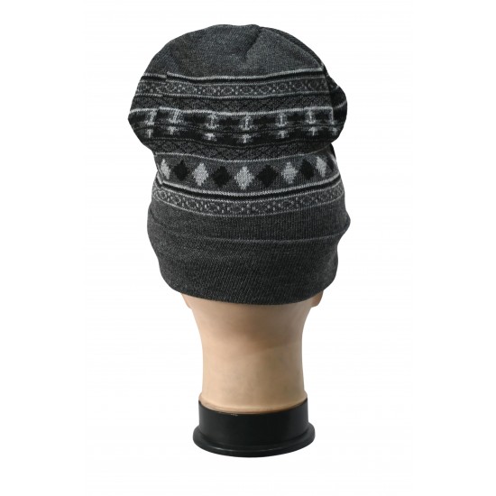 Unisex  Grey design caps 