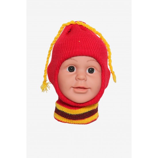 KIDULT Multicolour New Born Baby Cap