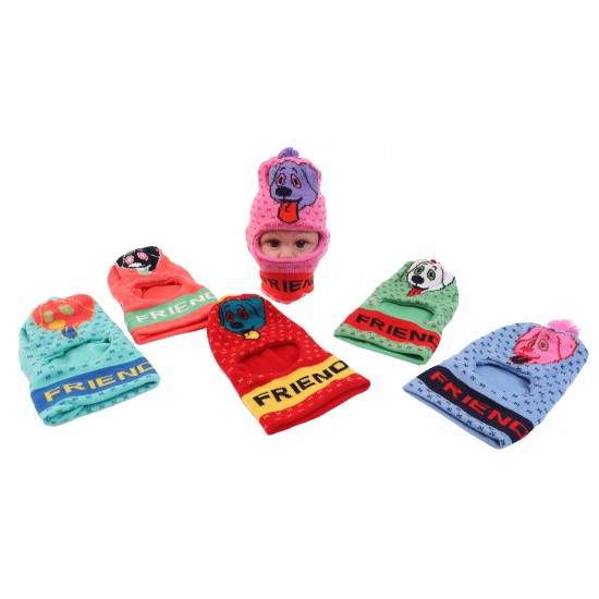 Soft woollen baby cap