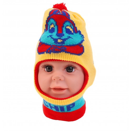 Kids designer monkey cap