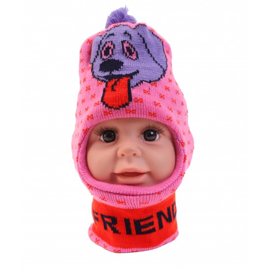 Soft woollen baby cap