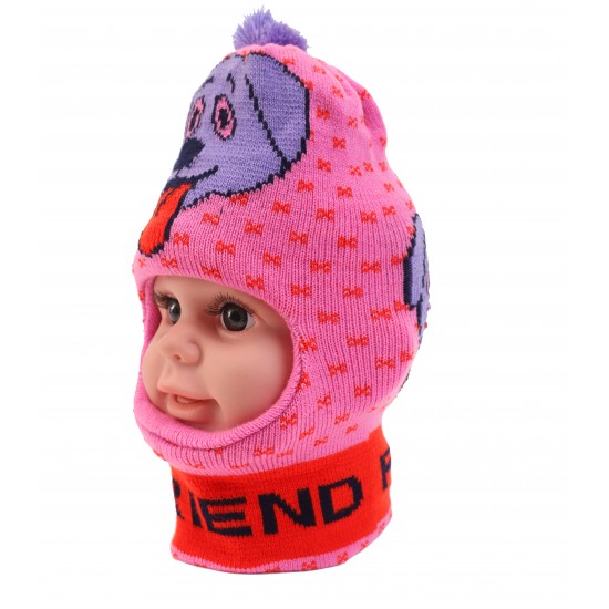 Soft woollen baby cap