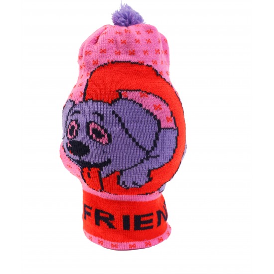 Soft woollen baby cap