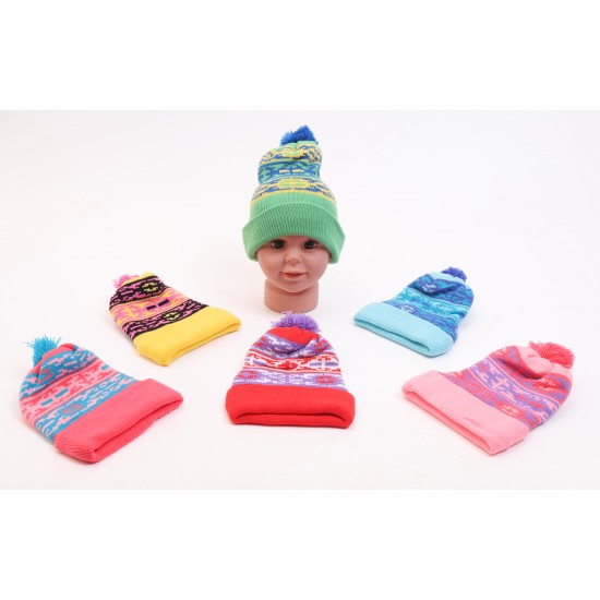 kids simple round caps